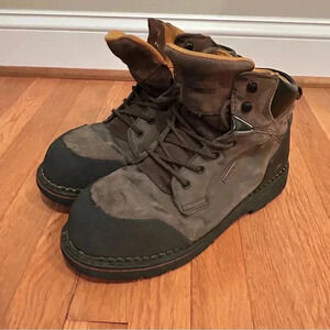 Ridgecut Toughwear Brown Leather Steel Toe Waterproof WorkBoots Men’s Size 11